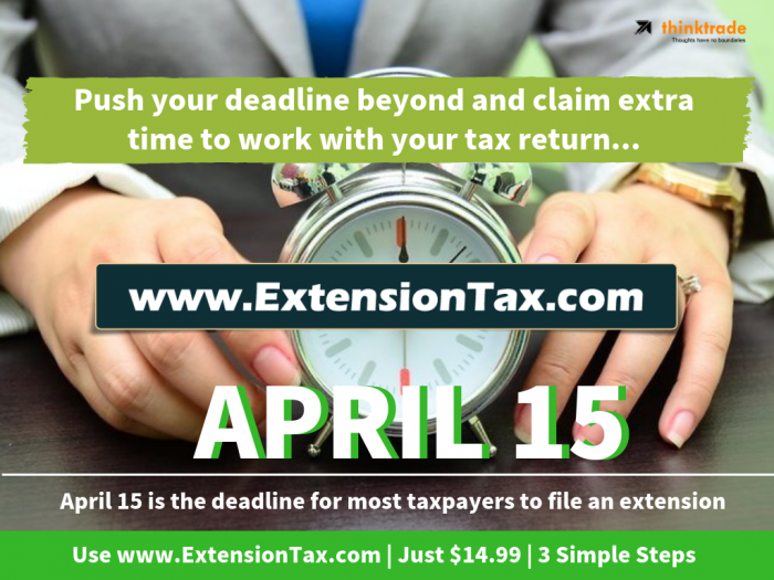 Federal Tax Extension Extension Tax Blog