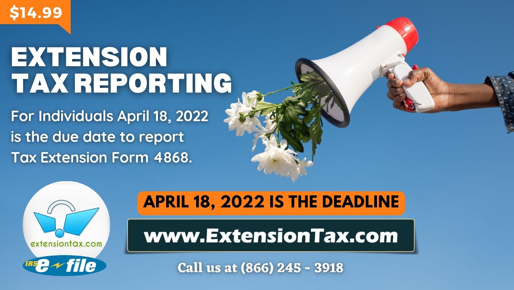 April 18 Extension Tax Dead line 