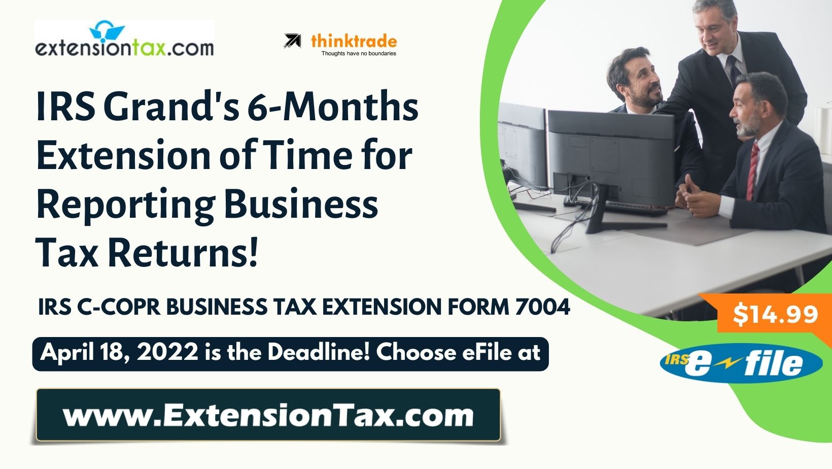 Corporate Extension Tax Due Date April 18